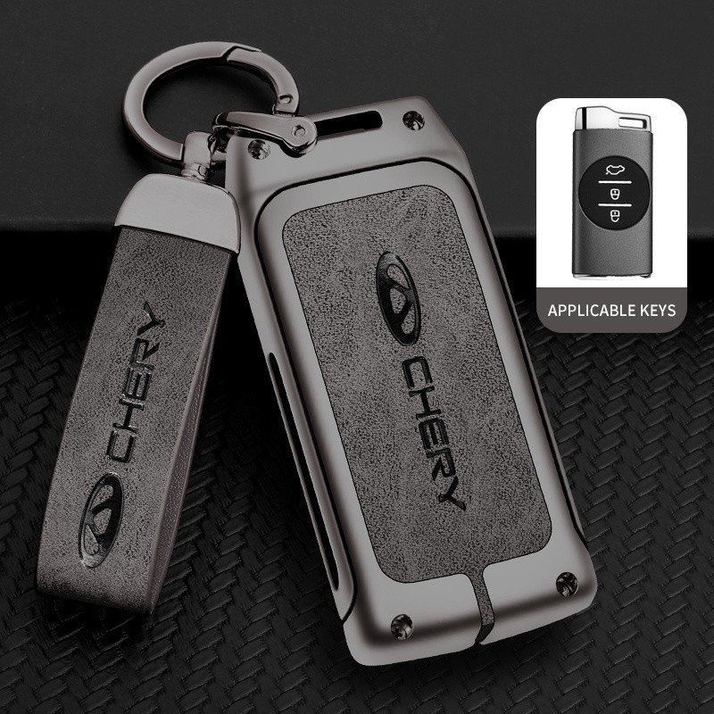 Capa de Chave de Carro em Liga de Zinco para Chery Exeed TX ET-i TXL VX Tiggo 3X Plus 7 Pro5X Fob 3571