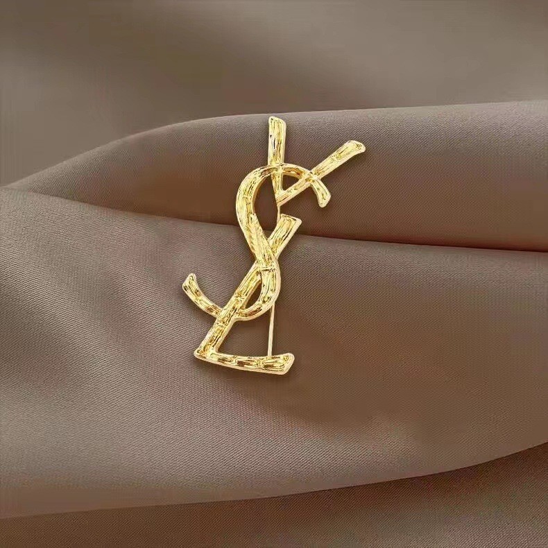 Broche de letras VSL Acessórios de roupas Premium - para ocasiões de férias de casamento | Presente feminino