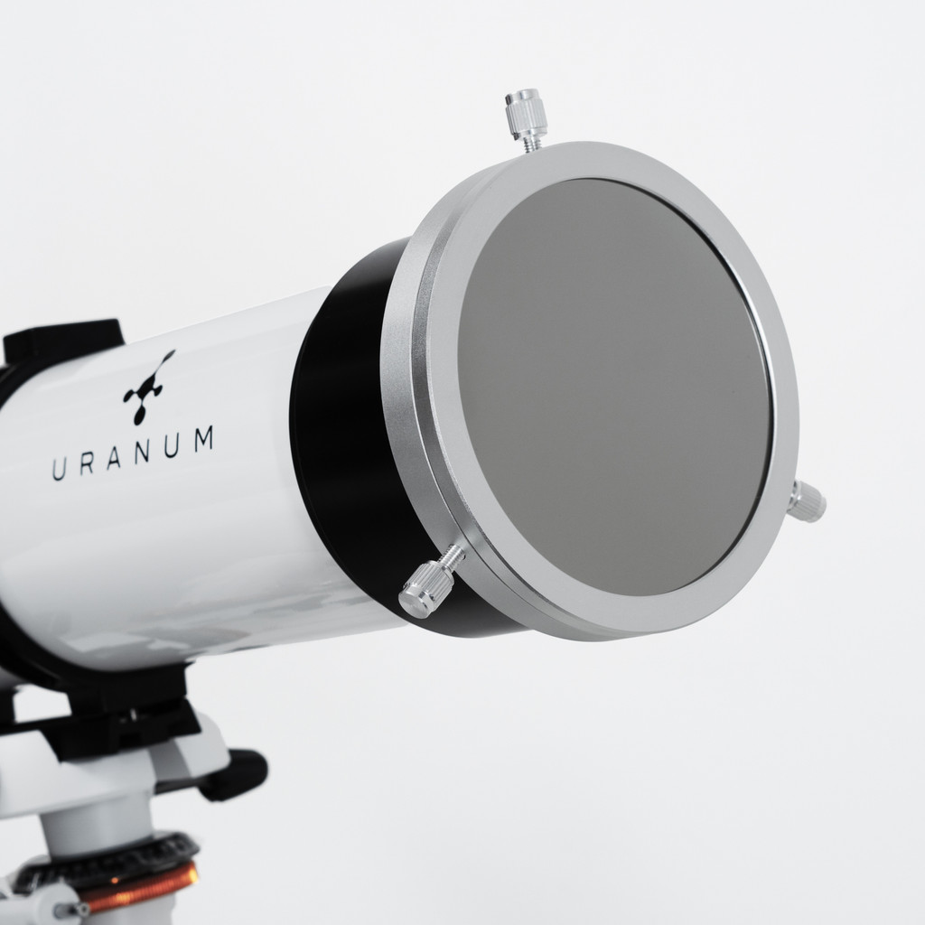 Filtro Solar Uranum Para Telescópio Refrator Refletor Observação Segura Sol Proteção Solar