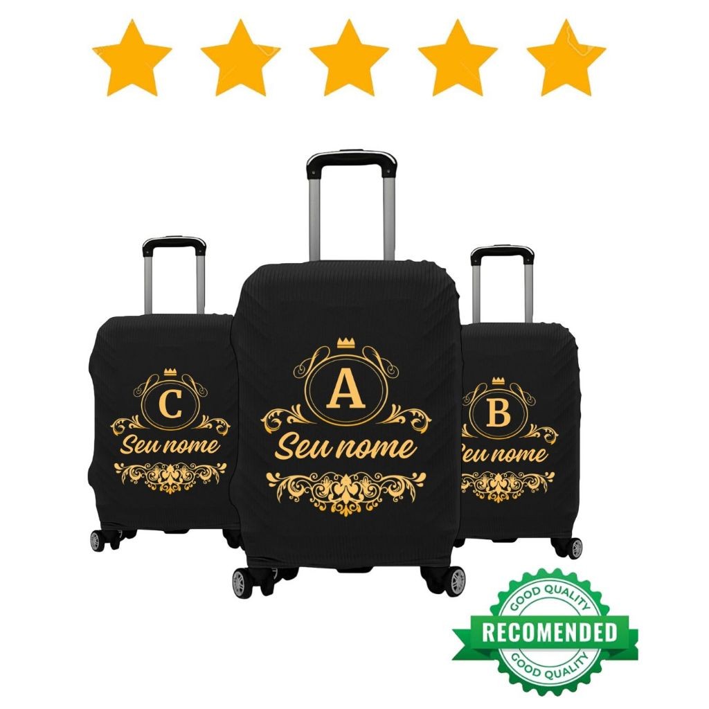 Capa De Mala 8 a 23KG P-M-G Personalizada Suitcase Protetor Bagagem Para Viagem Protetora Grande