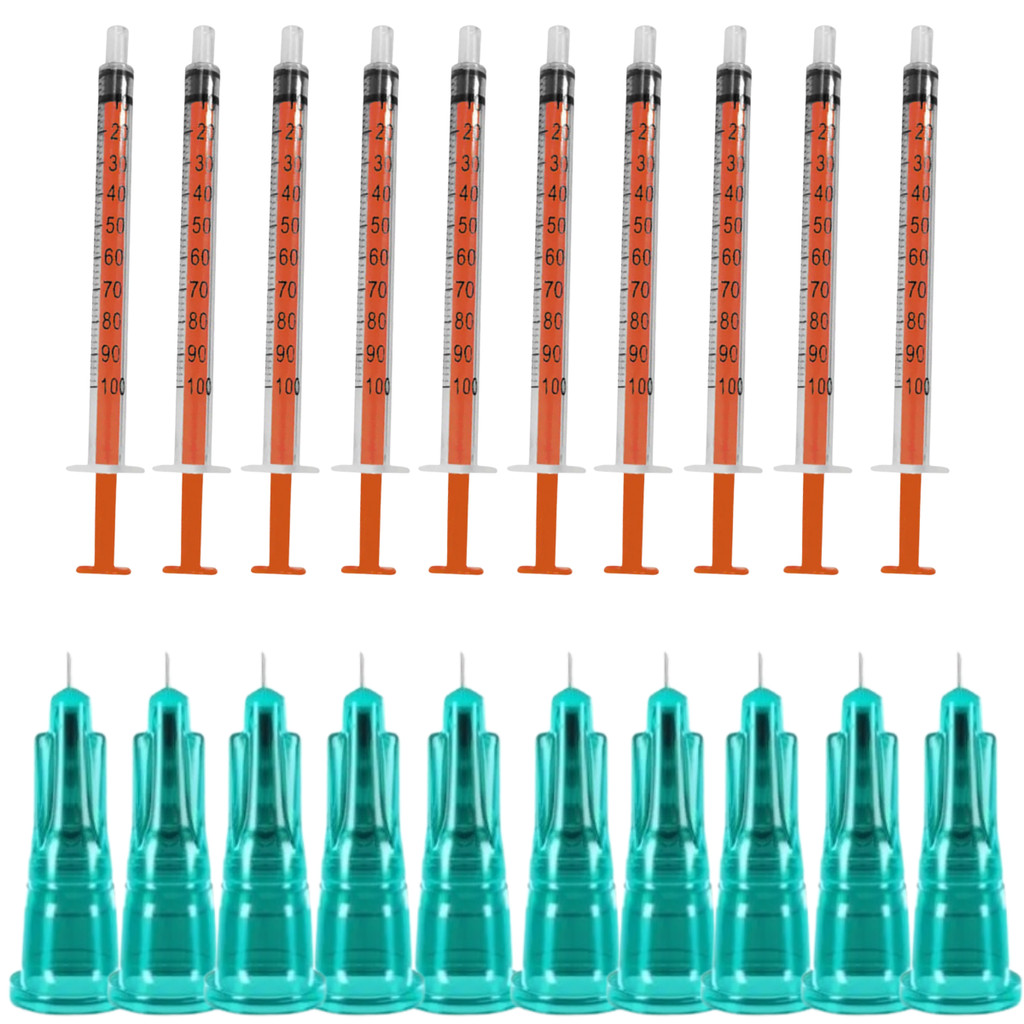 Agulha de Lebel Botox 32g 0,23 X 4mm 10 Unidades + Seringa 1ML SR 10 Unidades