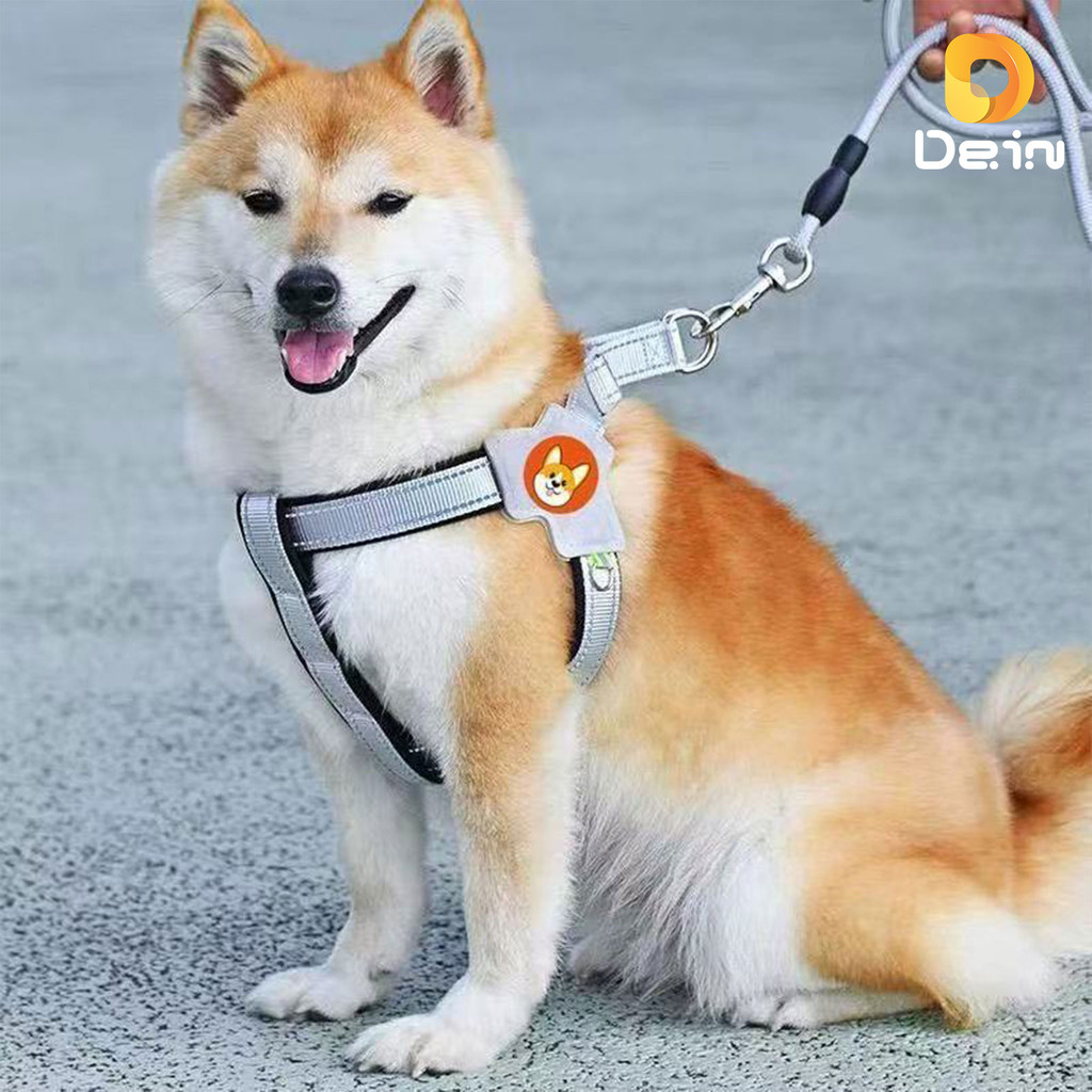 Colete Peitoral para Cães com Guia 1,5m Refletivo Ajustável Conforto Segurança Passeio Pet
