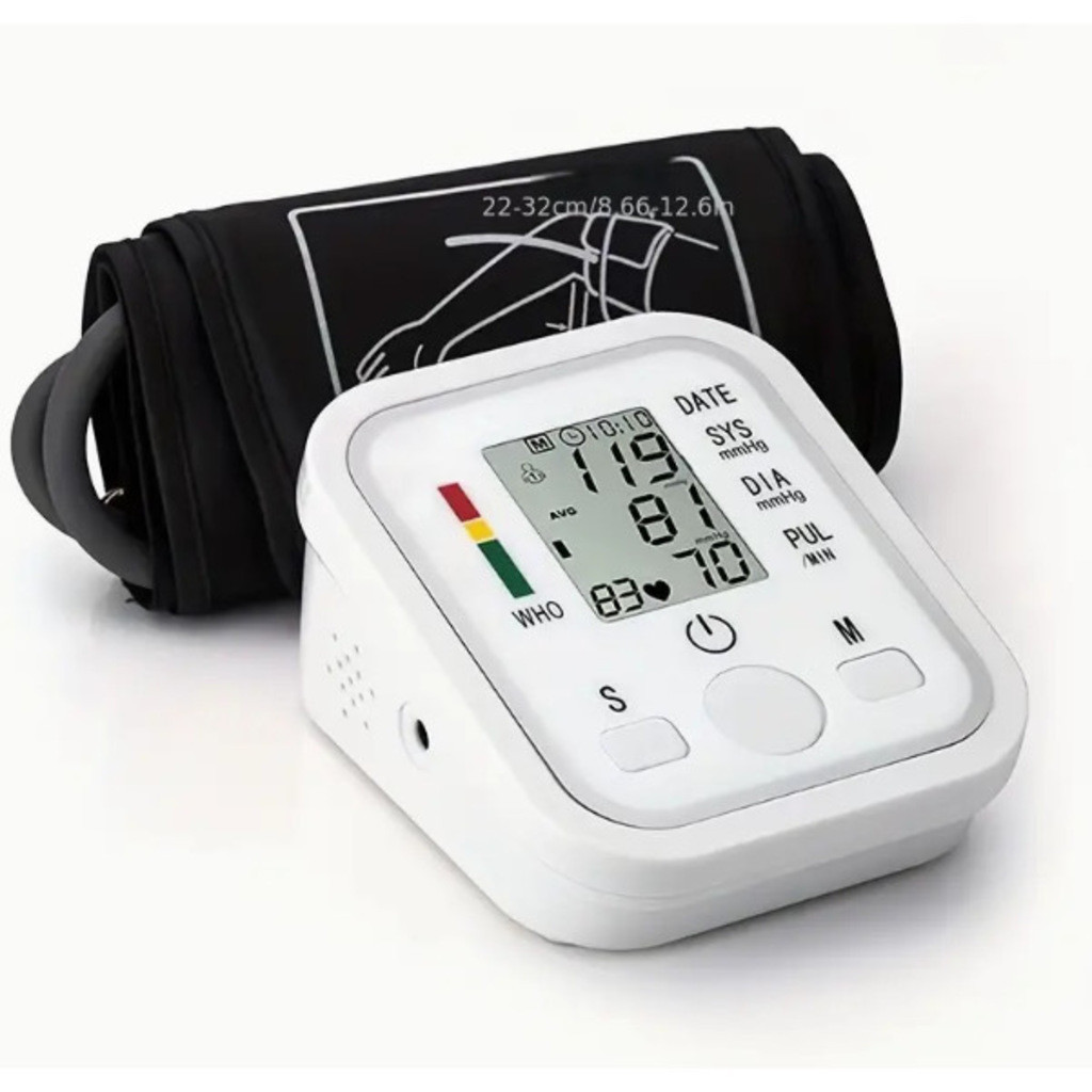 Monitor Pressão Arterial Digital Totalmente Automático para Braço Adultos