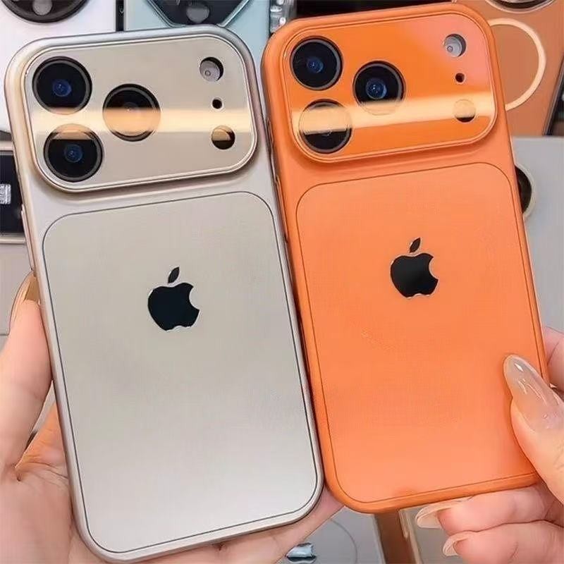 Nova Capa Armadura À Prova De Choque De Vidro nano AG Para iPhone 17 16 15 14 13 16 Pro Max E 12ProMax Traseira Rígida U