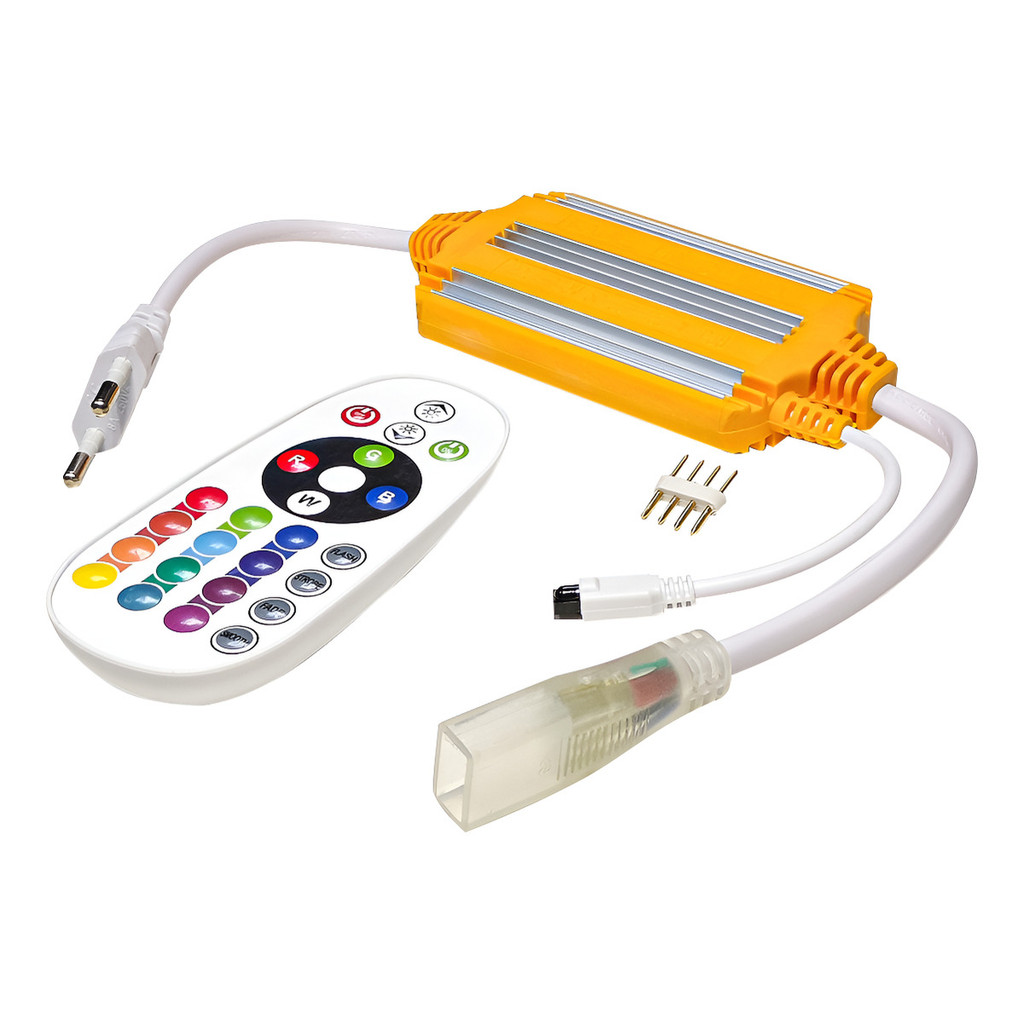 Kit10 Controladora Mangueira De Led 1500w Rgb Até 100 Metros