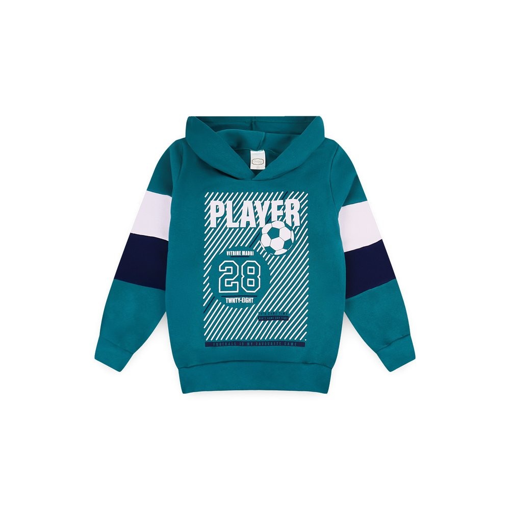 Blusa Moletom Infantil Menino c/ Capuz Soccer Player