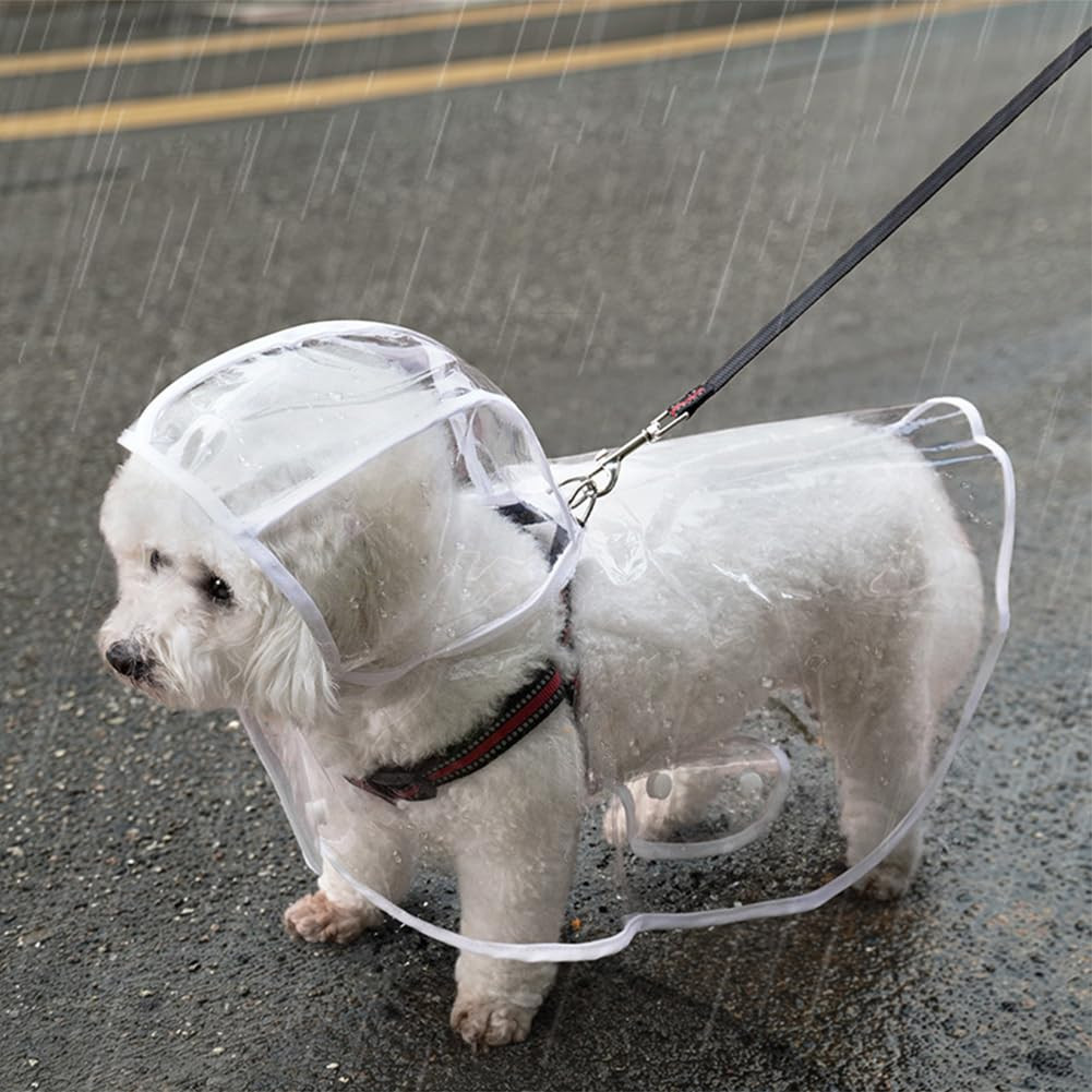 Capa de Chuva Pet Impermeável Proteção Cachorro Grande Médio Pequeno Porte Passeio Chuva  VIDA