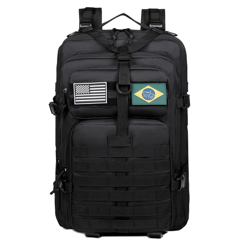 Mochila Tática Militar  Masculina 50L Resistente Impermeável para Camping, Viagem, Montanhismo, Trilhas e Esportes ao Ar