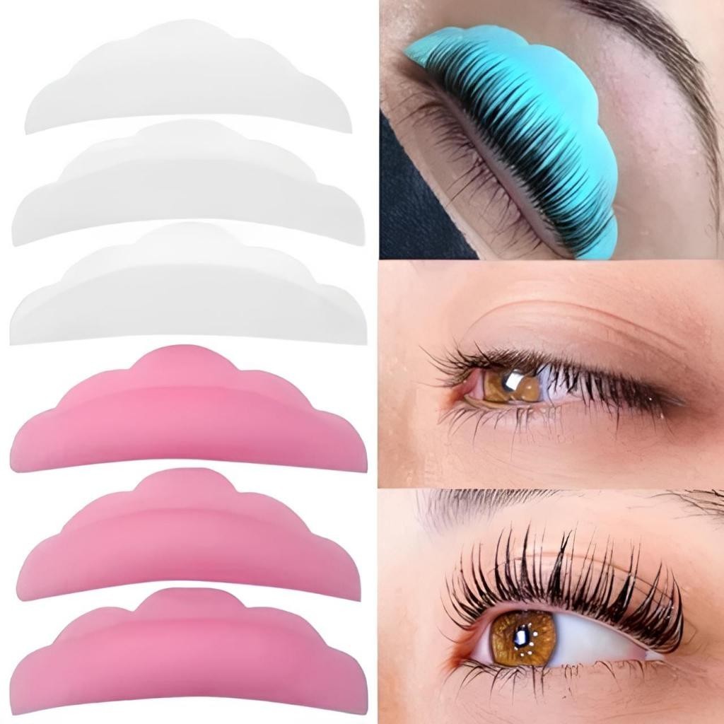 Bobs de Silicone Reutilizáveis para Lash Lifting de Cílios