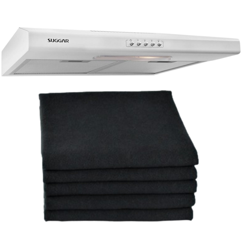 Kit 5 Filtros de Manta para Coifa Exaustor Depurador Colormaq Suggar