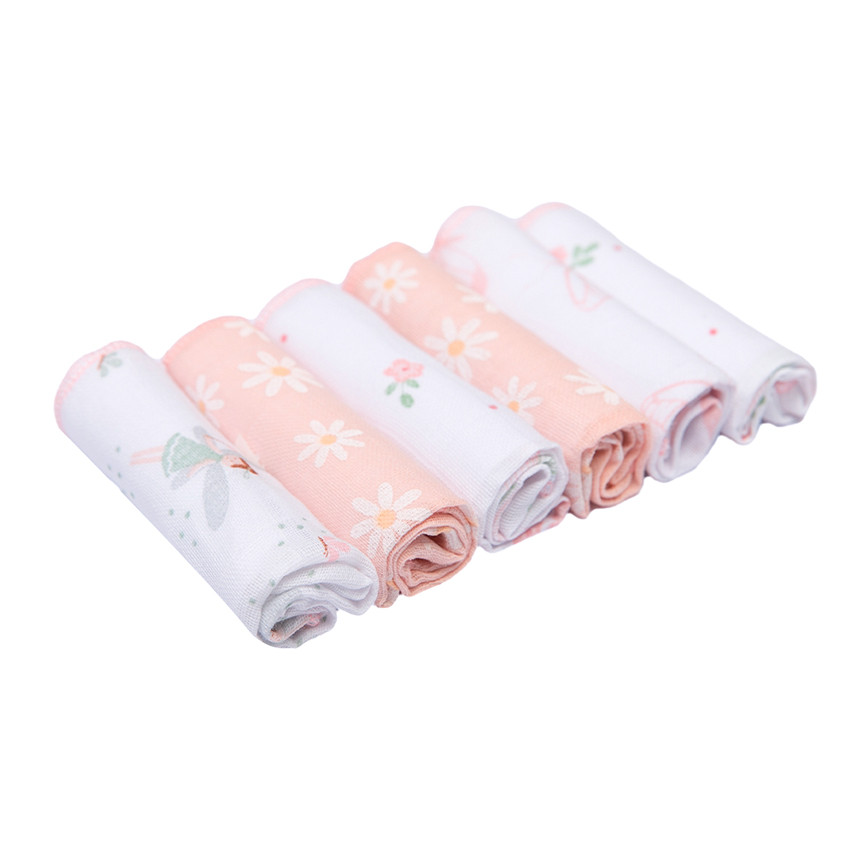 Pano De Boca Papi Em Soft Estampas Femininas Sortidas 6 Peças