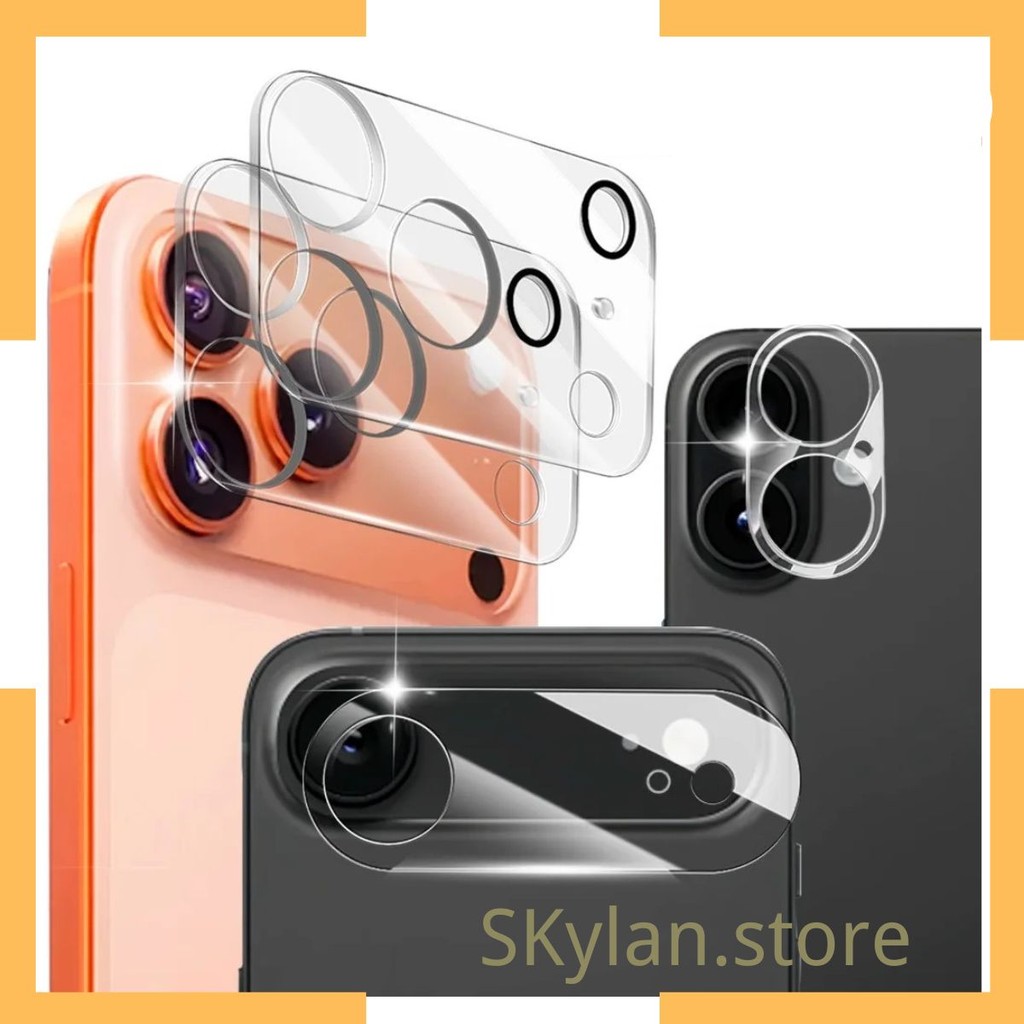Película de Vidro Protetora de *Lente* Para Celular iPhone 16/ 16 Pro/ 16 Plus/ 16 Pro Max/17/17air/17 pro/17 pro max
