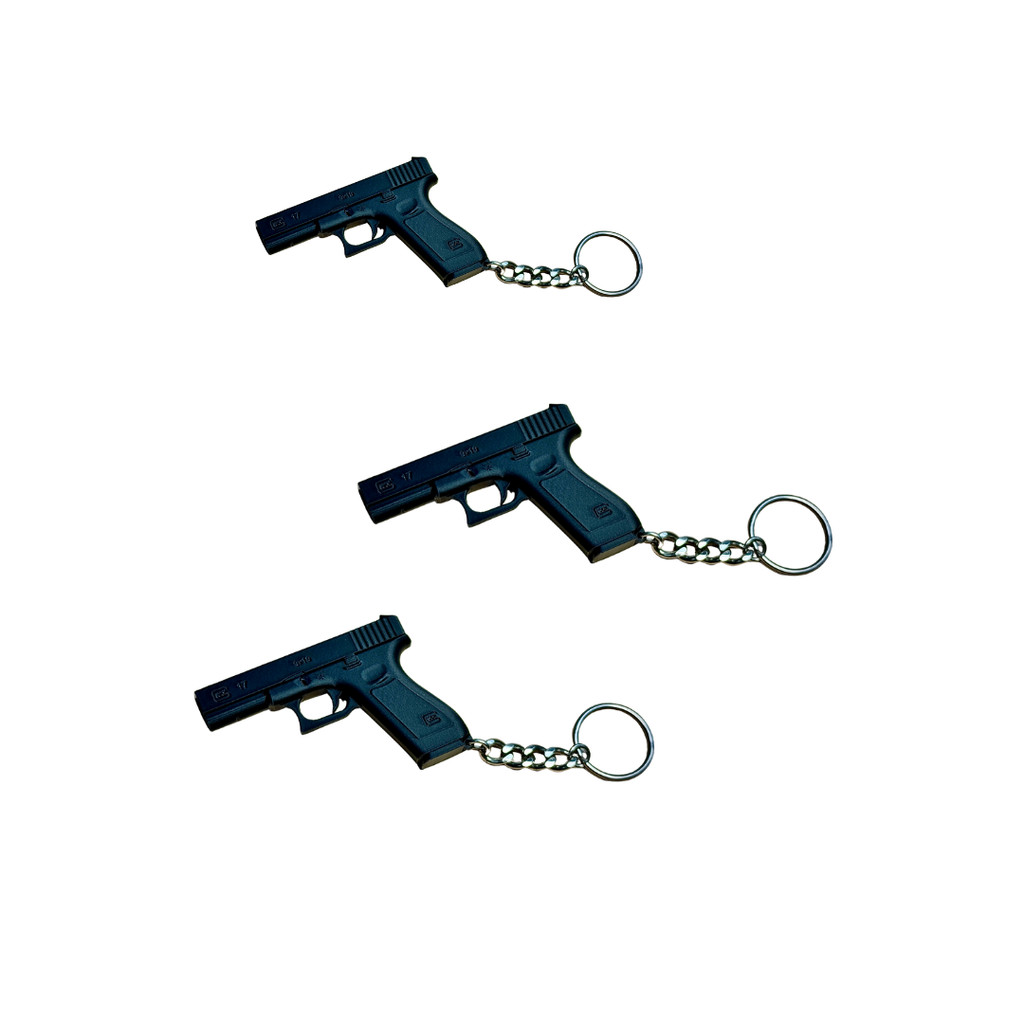 Mini Chaveiro Glock 3D – Acessório para Bolsas e Chaves