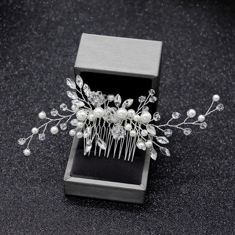 Grinalda Arranjo de Cabelo de Noiva Debutante com flores e pérolas strass, acessório de cabelo Casamento Festa