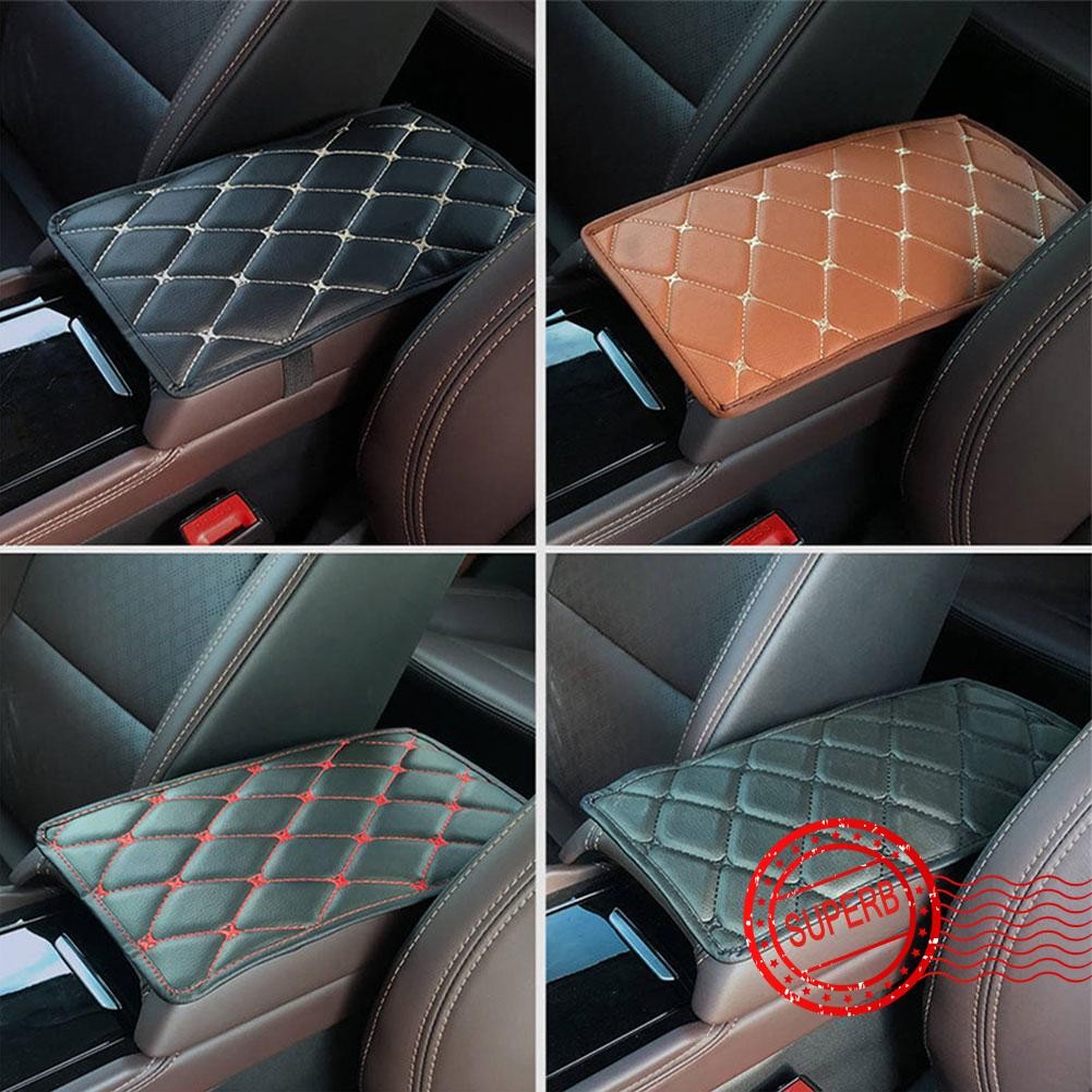 Almofada Universal Para Apoio De Braço De Carro , Capa De Couro Descanso , Acessórios 29 * 19cm , J3c6