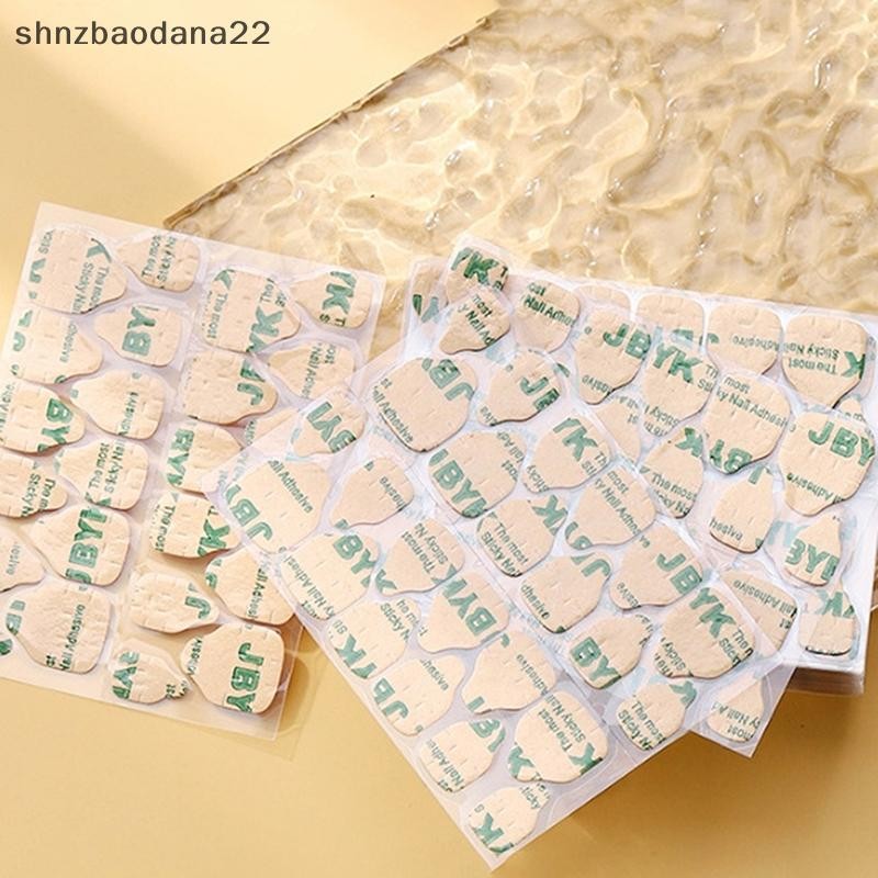 [Shnzd] 240 Pcs À Prova D'água Dupla Face Falso Unhas Fita Adesiva Cola Adesivo EMKK