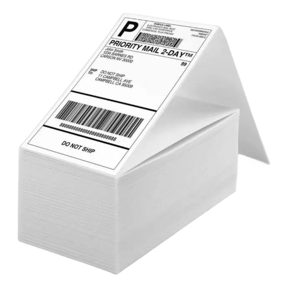 500 Etiqueta Térmica Sem Rolo 10x15 /100x150 Formato Resmas