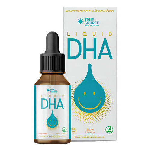 Multivitamínico Dha Liquido 30ml True Source Sabor Laranja
