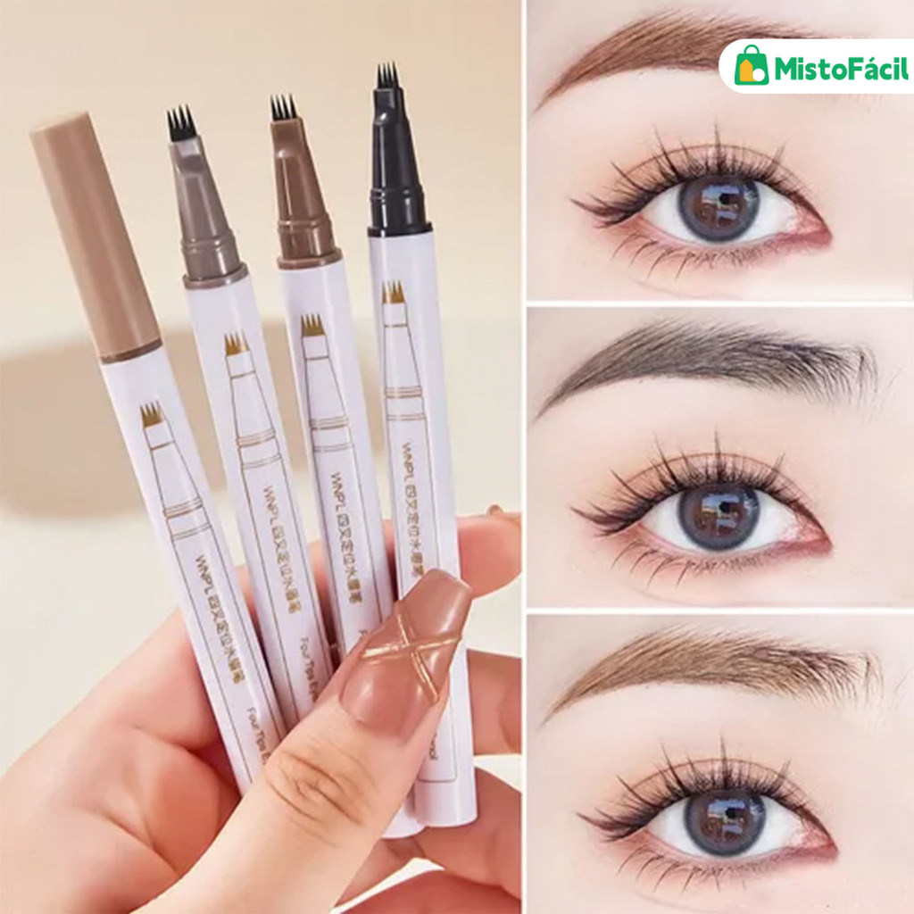 Caneta para Sobrancelha Traço Fino e Natural Tattoo 4