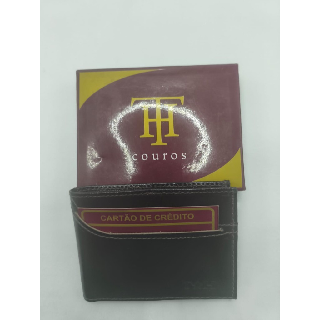 CARTEIRA  COURO ORIGINAL MASCULINA