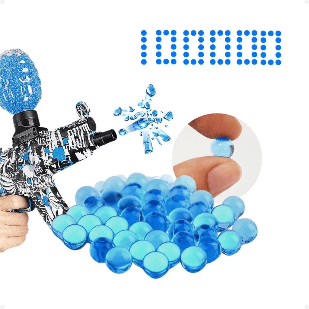Kit 100 MIL Bolinhas de Gel 7-8mm Cresce na Água