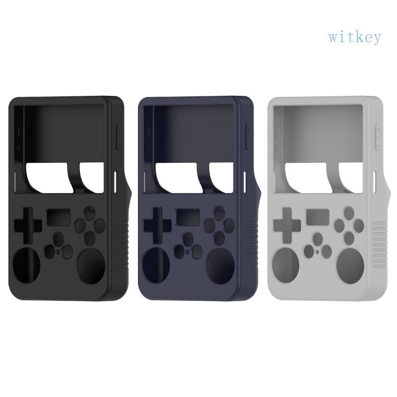 Dispositivo Jogo Portátil Capa Silicone Risco Proteções Contra Quedas Fácil Limpar Forte Para R36