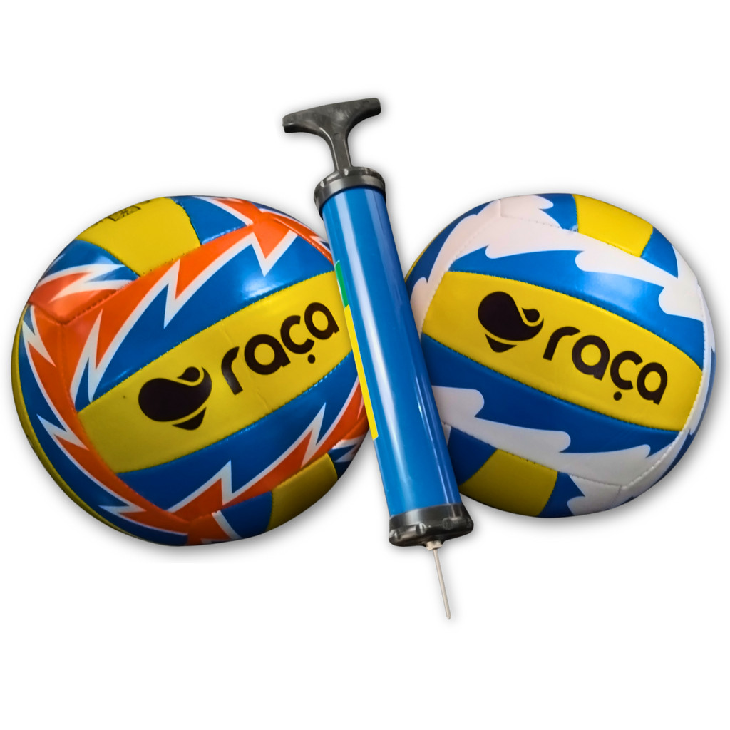 Kit 2 Bolas Vôlei Campo Quadra T11 Raça Pro Sortidas