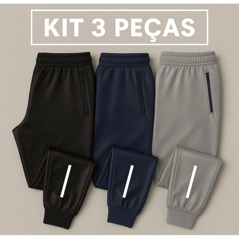 CALÇA JOGGER MASCULINO REFLETIVO PROMOÇÃO 2k26