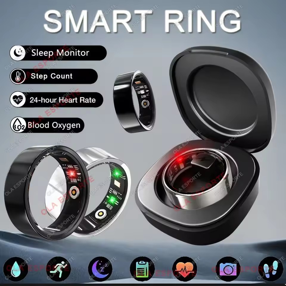 Xiaomi Anel Inteligente Para Homens Mulheres Controle De Câmera Freqüência Cardíaca Monitor De Oxigênio No Sangue Smartr