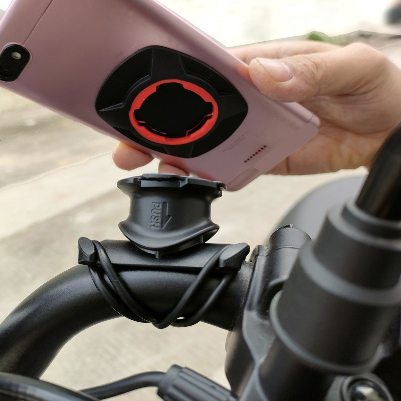 Suporte de Telefone para Motocicleta Espelho Retrovisor V2/Edição Profissional para Bicicleta/Montagem com Adaptador de 