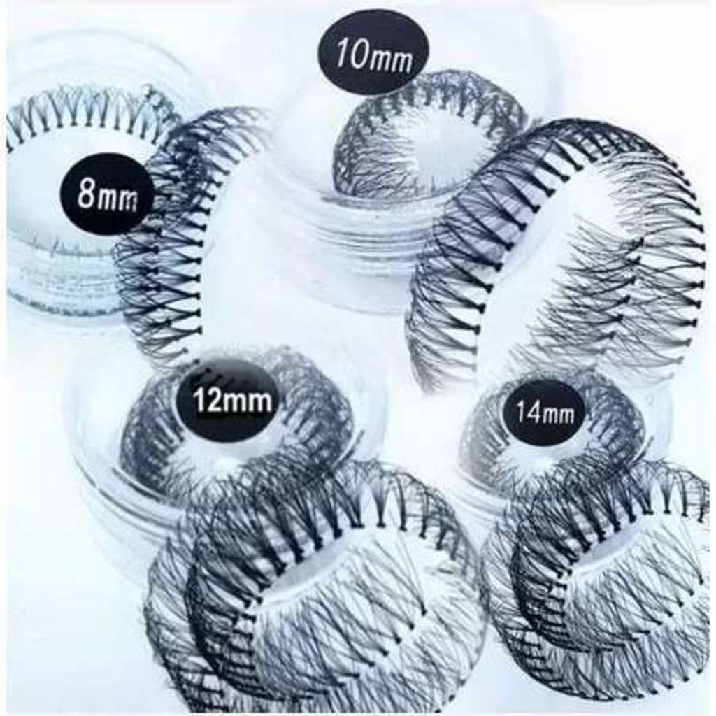 12 Peças Cílios Para Alongamento Temos 4 Numeros -8/10/12/14MM