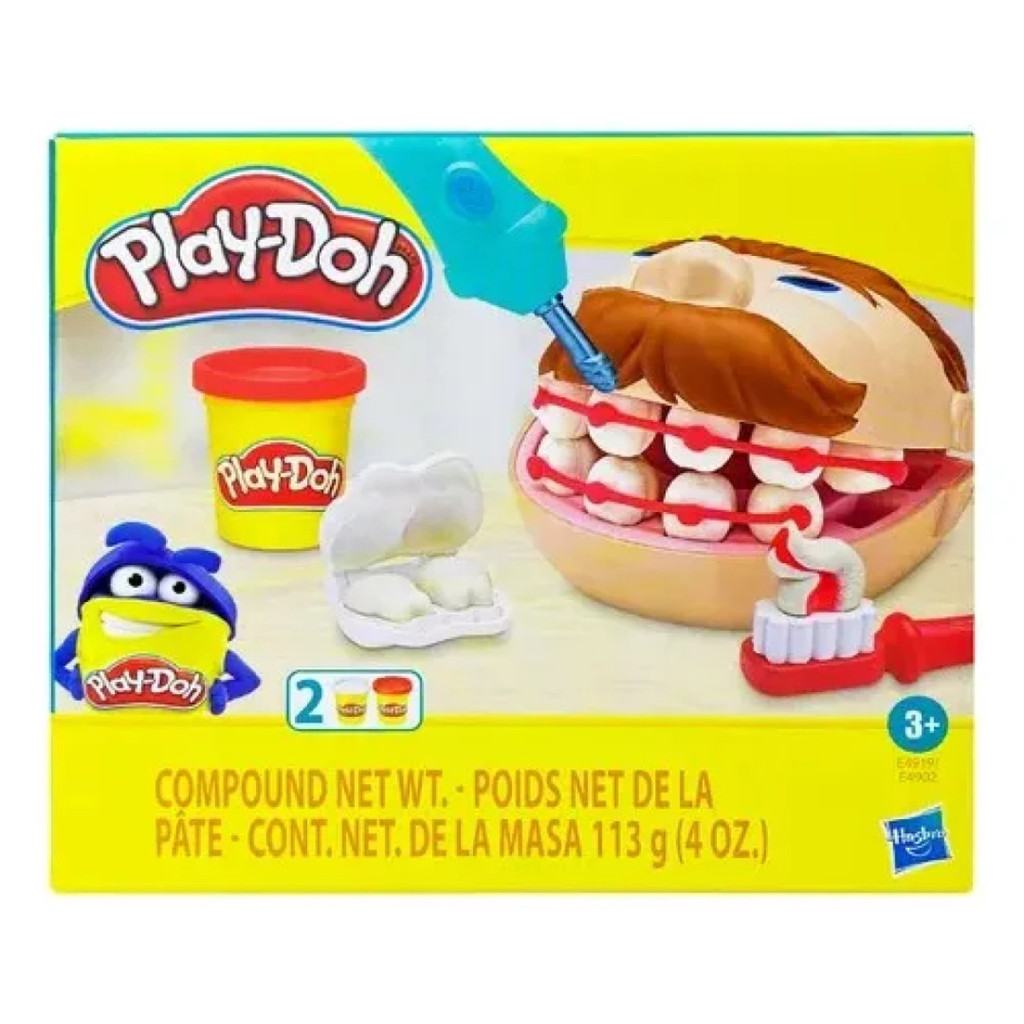 Play Doh Mini Kit Brincando De Dentista Hasbro Massinha