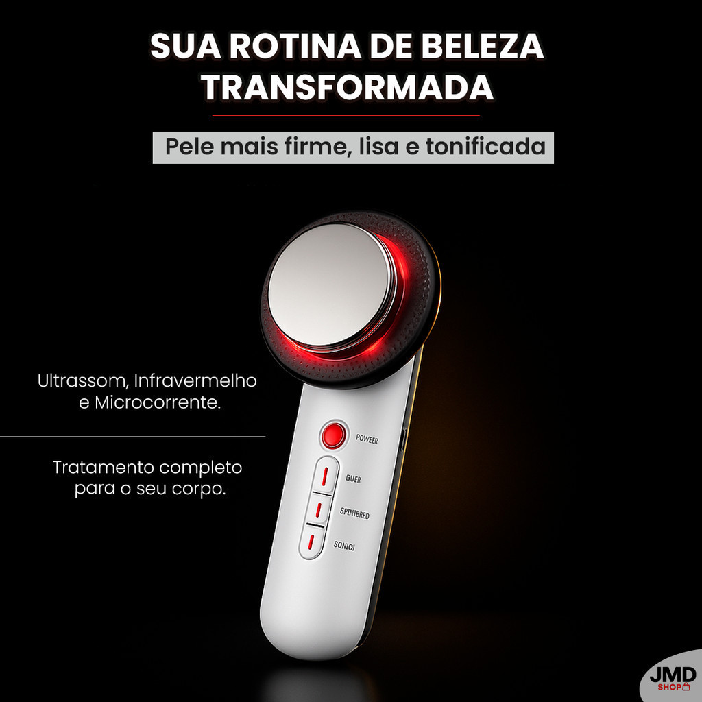 Aparelho Bivolt Portátil Ultrassom Tens Infravermelho Profissional