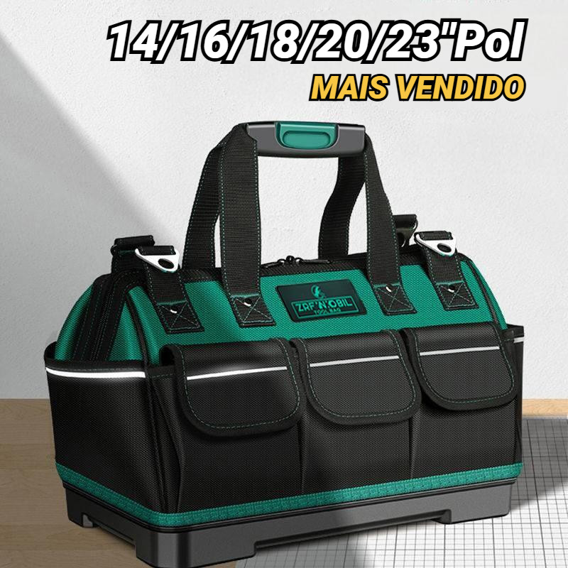 Caixa de Ferramentas Profissional 14/16/18/20/23 Polegadas - Bolsa de Armazenamento Multiuso para Ferramentas