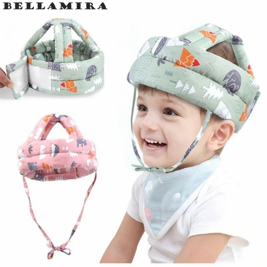 Chapéu De Proteção Anti-Colisão Capacete De Segurança Ajustável Para Bebês,Adequada Para Todas As Estações