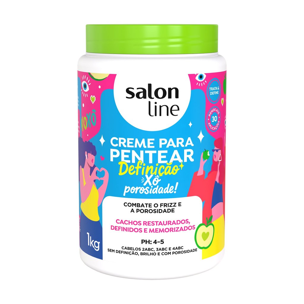 Creme para Pentear Xô Porosidade! Definição & Selagem Máxima 1kg