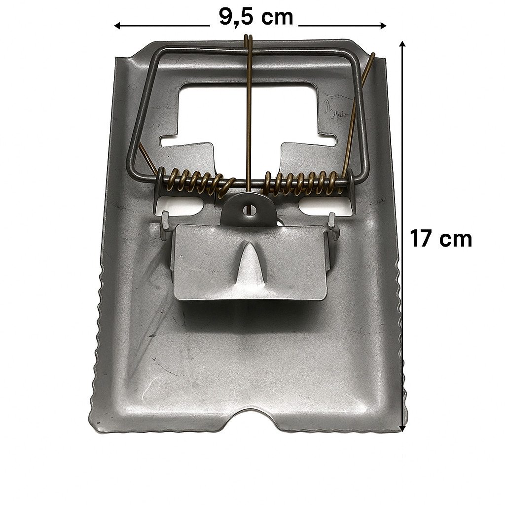 Kit 4 Armadilha Automática Porta Iscas Clip Sensível Para Roedores Camundongos Reutilizável