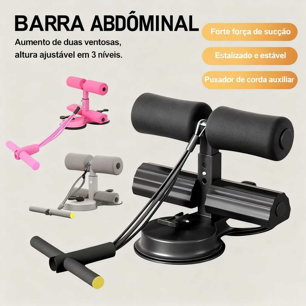 HEROI Equipamento auxiliar de treinamento Fitness Abs, dispositivo fixo de treinamento abdominal