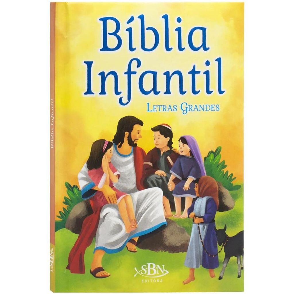 Bíblia Infantil Ilustrada Letras Grandes