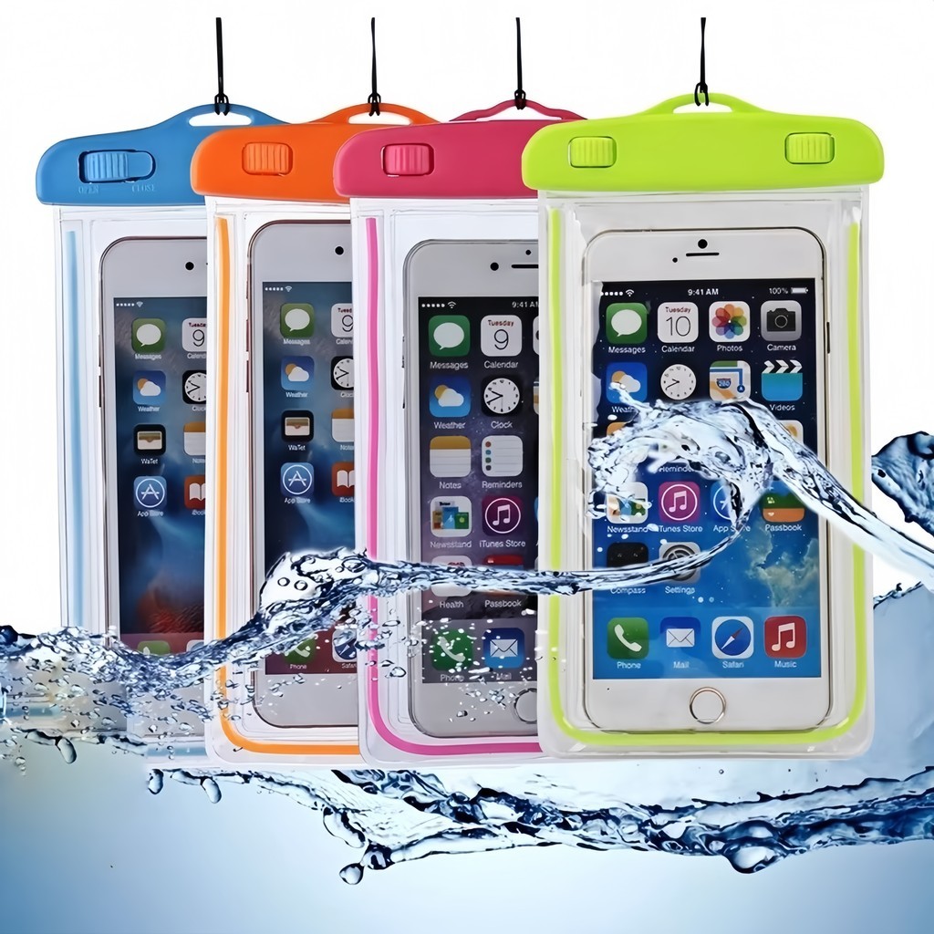 Capa protetora Prova Dágua Celular Universal  Impermeável ,mergulho praia piscina cores sortido