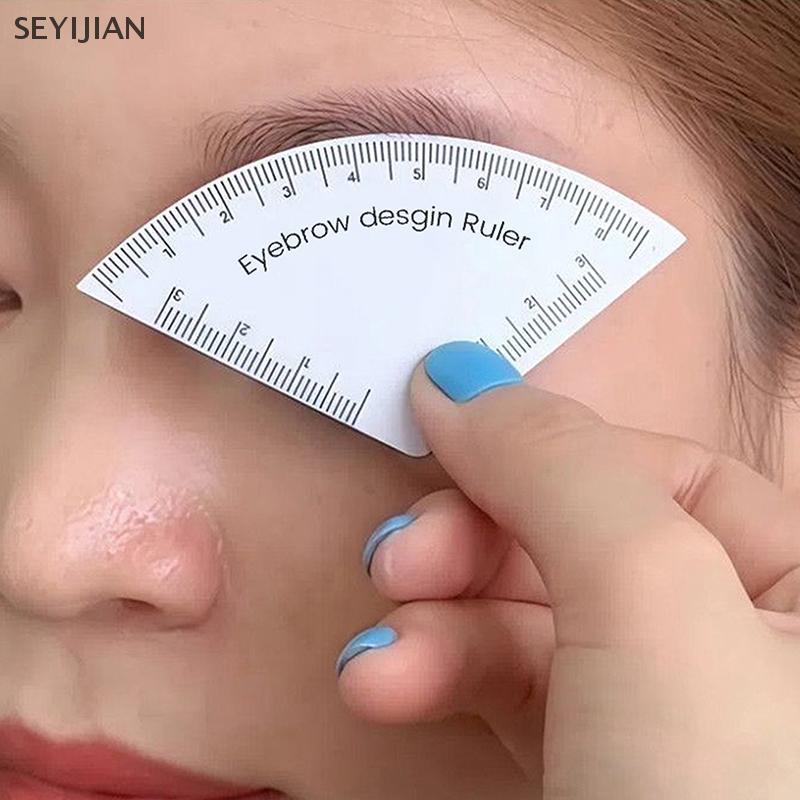[EYS] Desenho Rápido Sobrancelha Design Régua Microblading Ferramenta De Pingue-Pongue Moldar Maquiagem Permanente Guia 