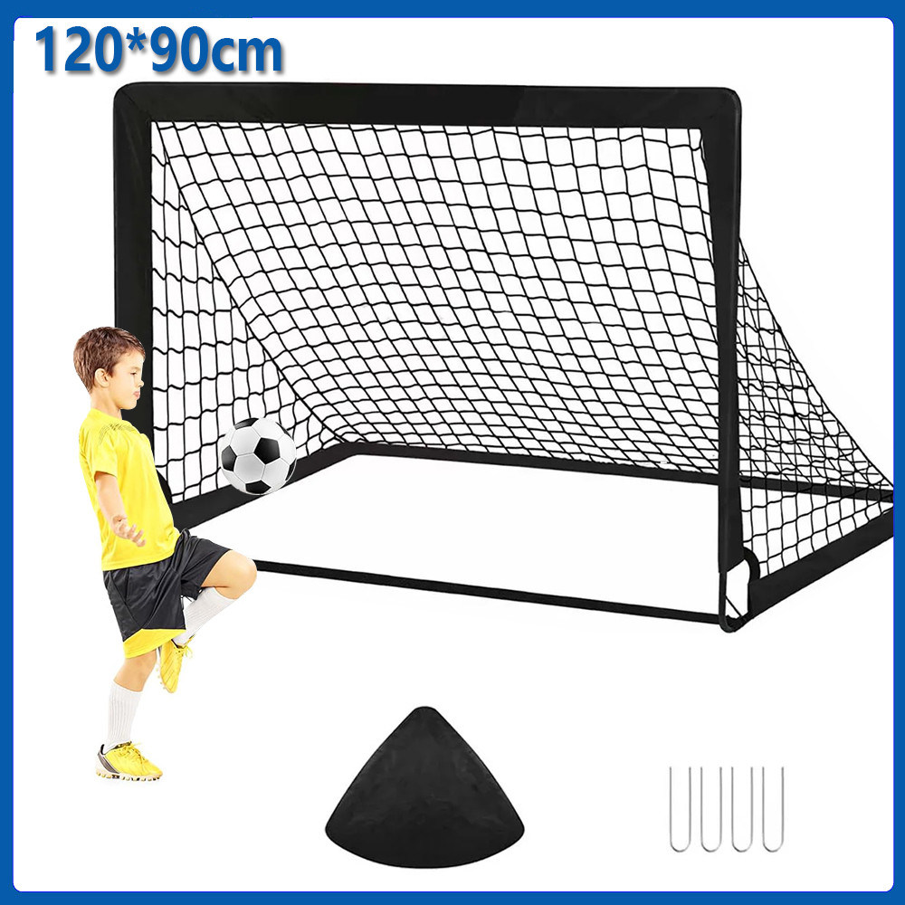 preto Mini Gol De Futebol Dobrável Portátil Uso Externo / Indoor / Treinamento / Futebol / Gol 120*90cm