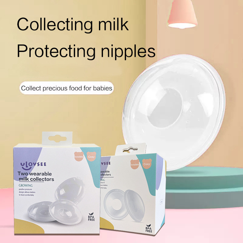 2x Concha Coletor De Leite Materno Absorvente Pós Parto Protetor De Seio Rosquinha Amamentação