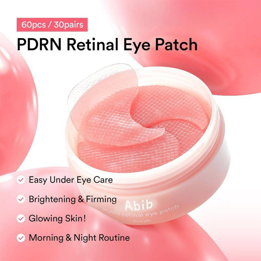  Abib PDRN Retinal Eye Patch Glow Jelly 60 Patches 