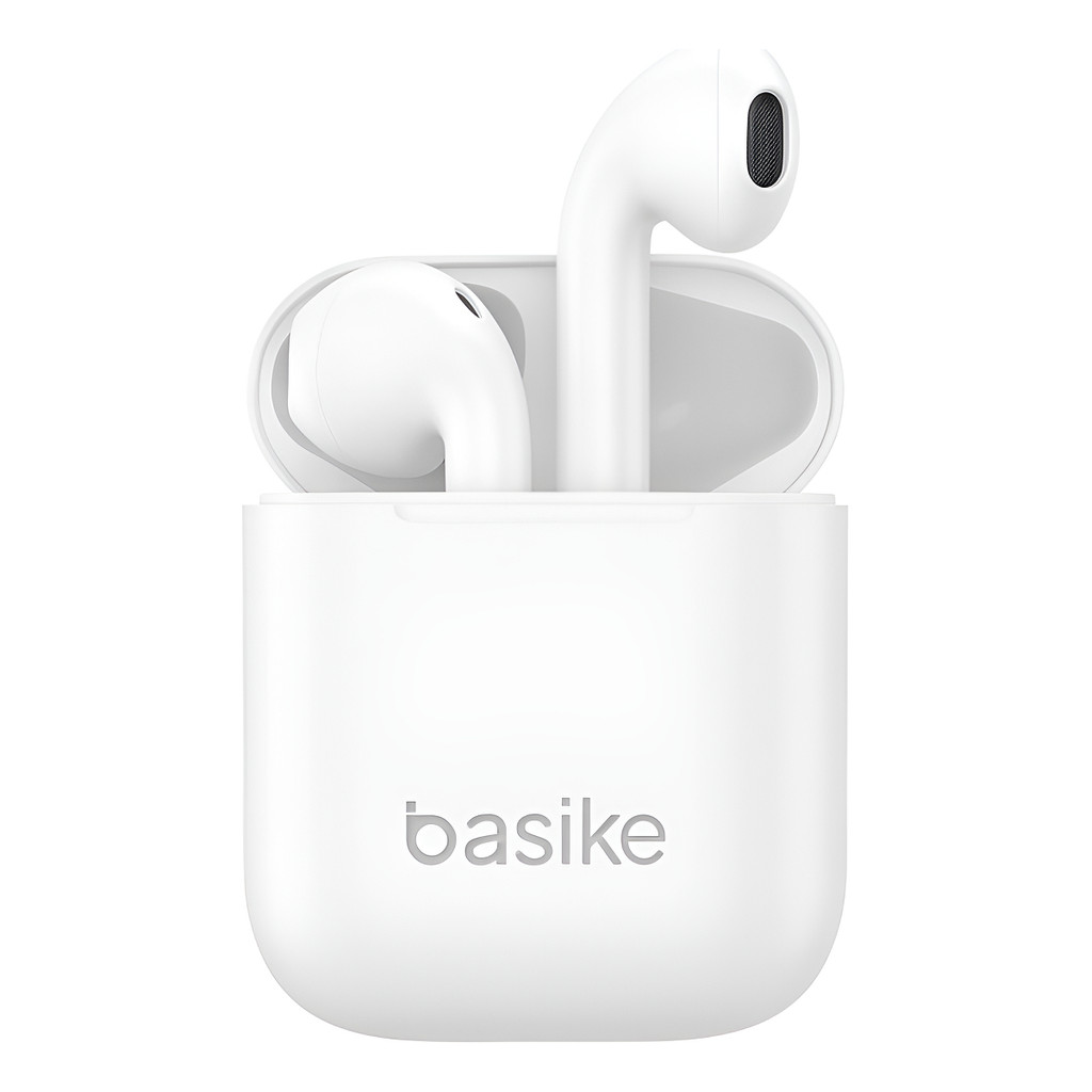Fone Sem Fio Basike Tws Som Limpo e Case Recarregável