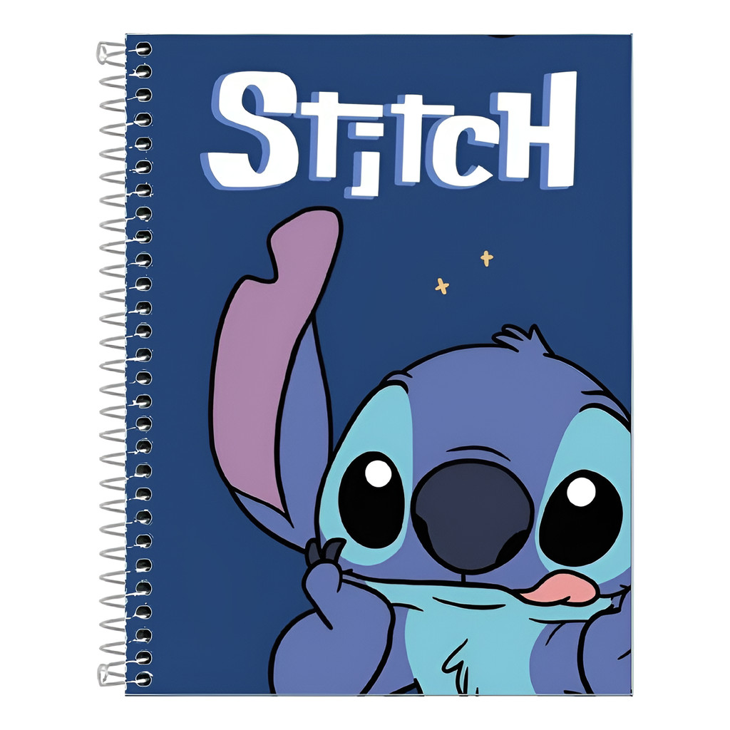 Caderno Stitch Capa Dura 10 Matérias 160 Folhas