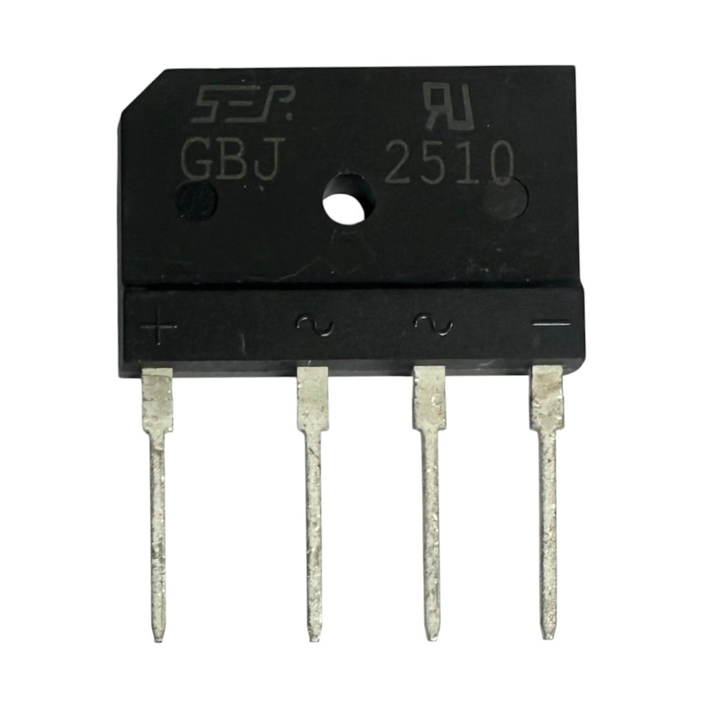 KIT 2 PÇS DIODO PONTE RETIFICADOR GBJ2510 - 25A 1000V