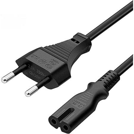 Cabo De Força Energia Tipo 8 Radio/tv/ps/carregador Bivolt CDX003