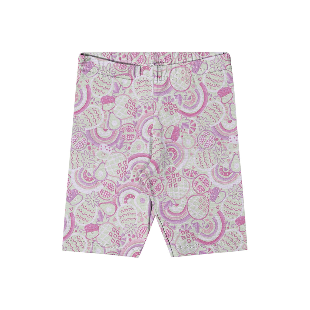 Ciclista Infantil Menina Estampada Elian Verde