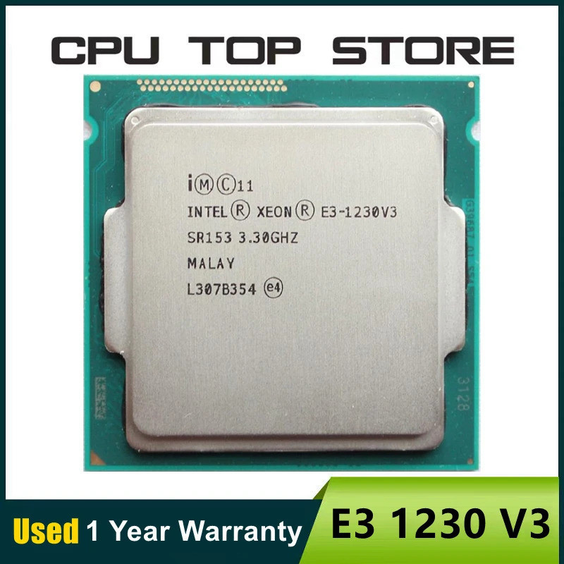 Processador Intel Xeon E3 1230 V3 CPU De Desktop Quad-Core LGA 1150 De 3.3 Ghz
